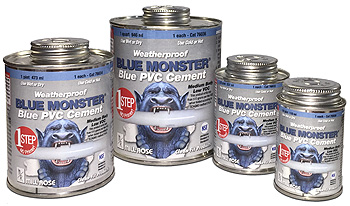 Blue Monster Blue PVC Cement